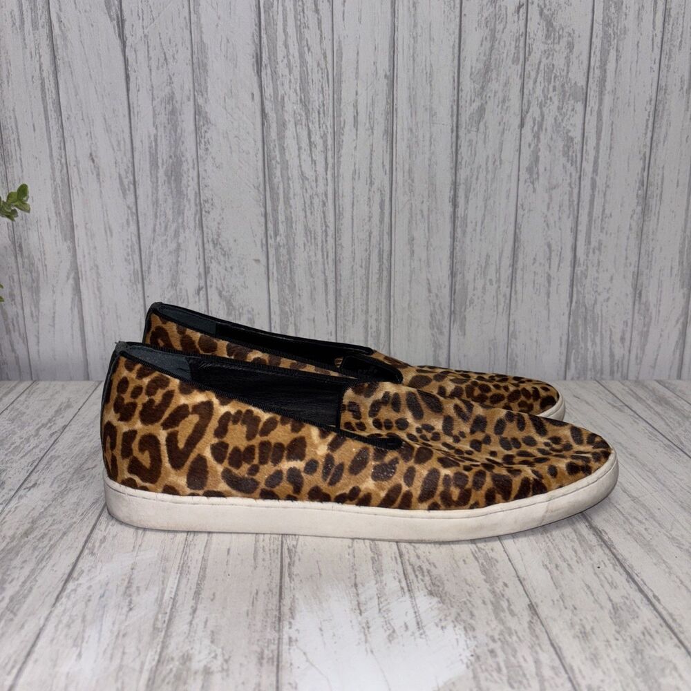 Womens Size 10 Birdies Leopard Print Calf Hair Shoes